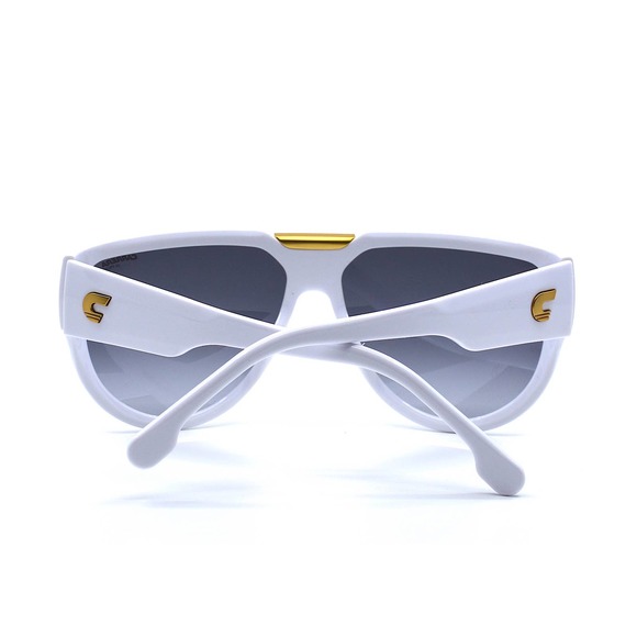 BRAND NEW CARRERA FLAGLAB-13 WHITE GREY GRADIENT SHIELD SUNGLASSES - Picture 7 of 13